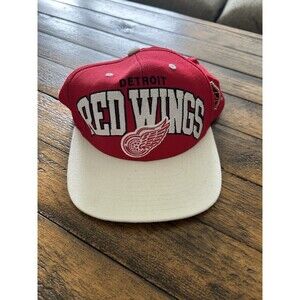 Detroit Red Wings NHL Mitchell & Ness Adjustable Hat Hockey Sportswear
